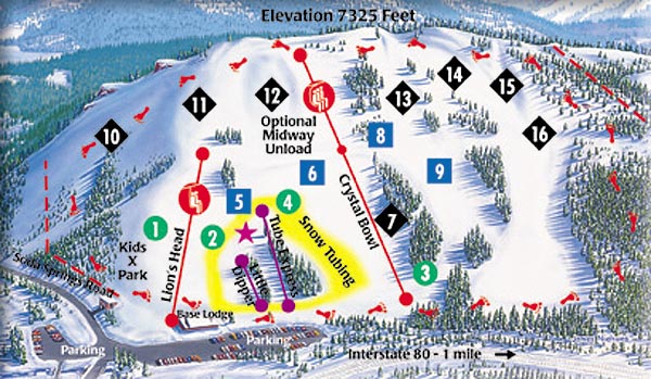 Soda Springs Trail Map